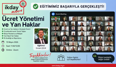 Ücret Yönetimi ve Yan Haklar Eğitimimiz Gerçekleşti