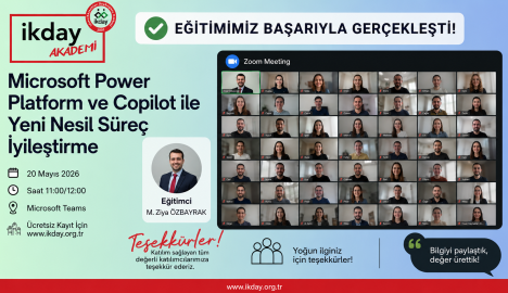 Microsoft Power Platform ve Copilot ile Yeni Nesil Süreç İyileştirme Eğitimimiz Gerçekleşti