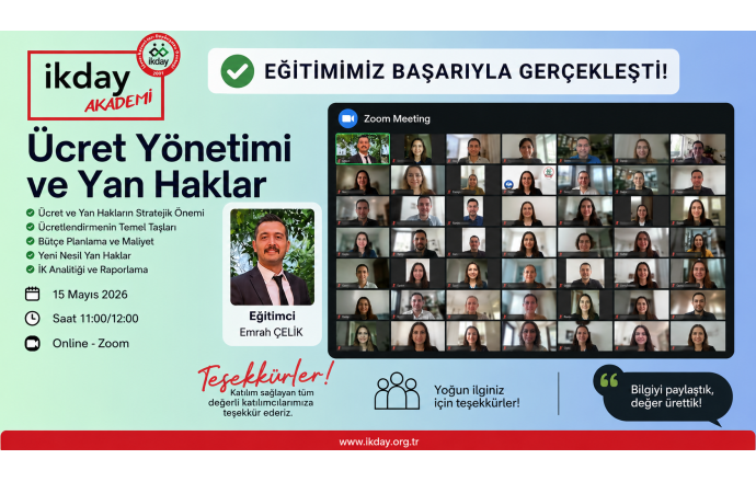 Ücret Yönetimi ve Yan Haklar Eğitimimiz Gerçekleşti
