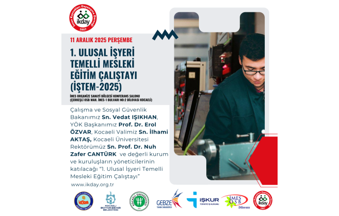 1.Ulusal İşyeri Temelli Mesleki Eğitim Çalıştayı