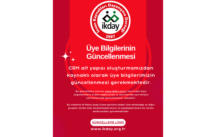 Üye Bilgilerinin Güncellenmesi Hk.